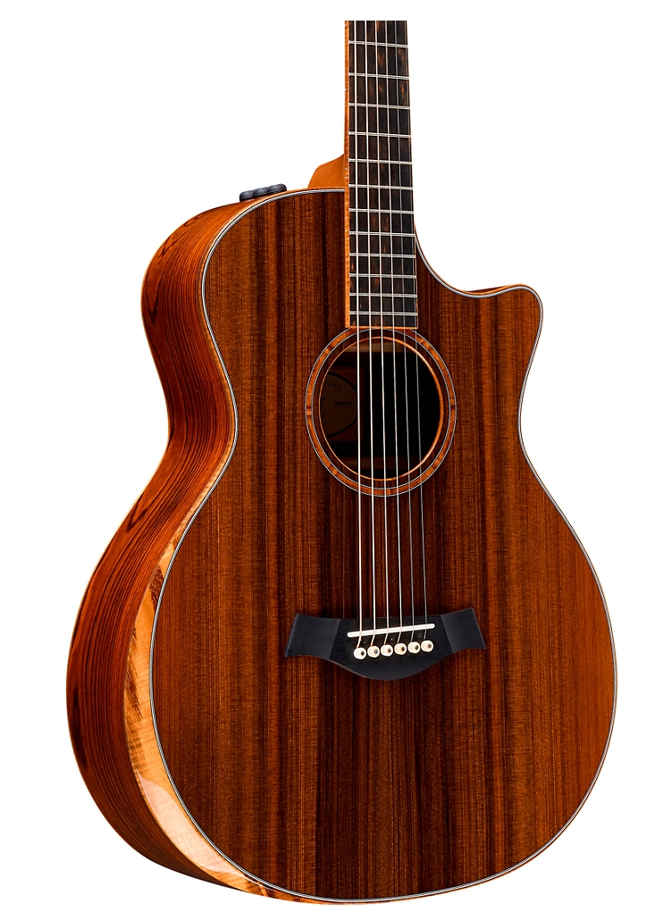 Taylor Custom Grand Auditorium 12-Fret #11090 Sinker Redwood and Cocobolo Acoustic-Electric Guitar Natural