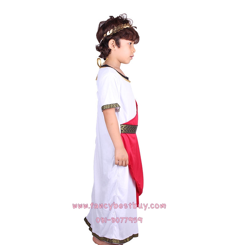 ชุดแฟนซีเด็ก ชุดประจำชาติกรีก-โรมัน สำหรับใช้เป็นชุดประจำชาติอาณาจักรกรีก-โรมัน Size L