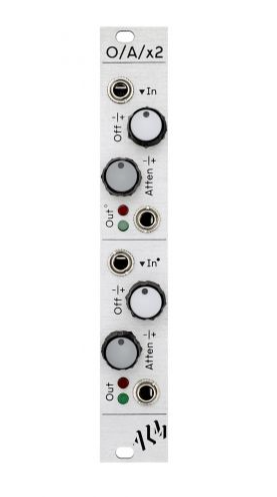 ALM Busy Circuits O/A/x2 Dual Offset Attenuverter