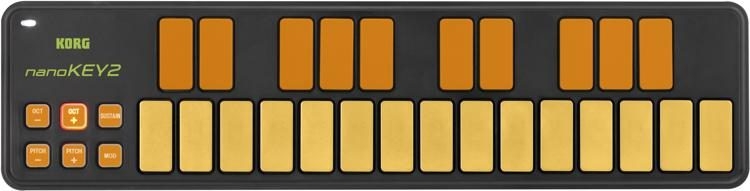 Korg nanoKEY2 Keyboard Controller - Orange/Green Limited Edition