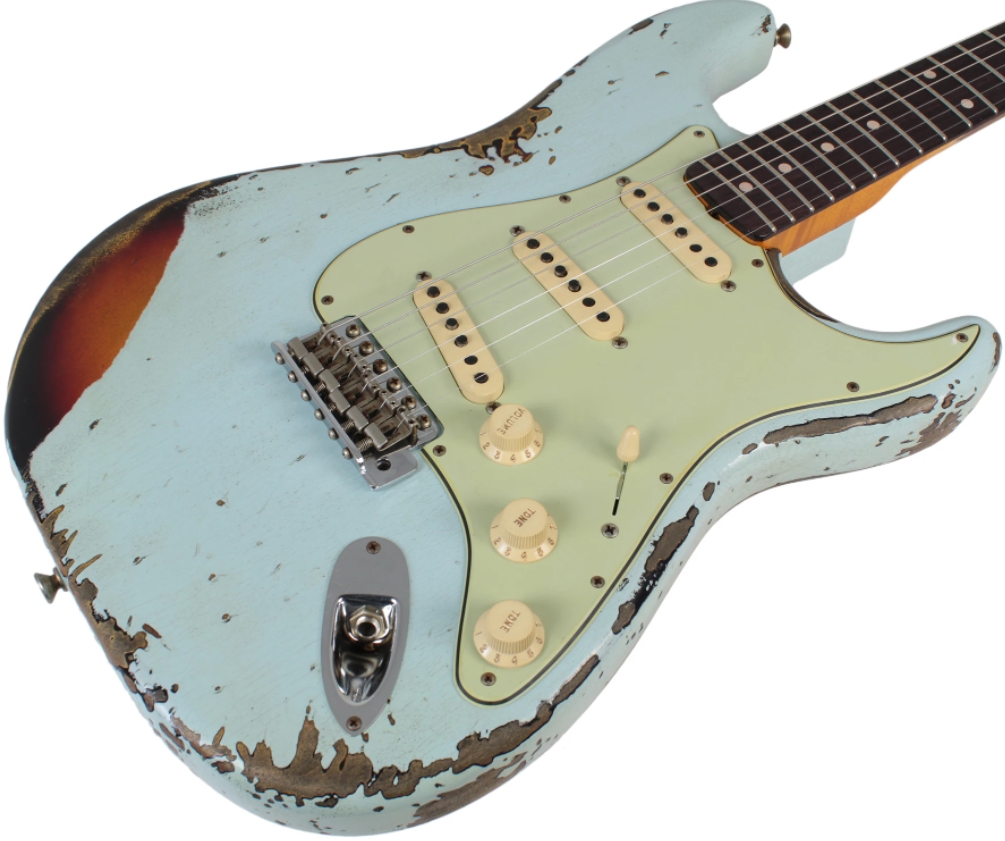 Fender Custom Shop 1961 Stratocaster - Sonic Blue o/ 3TS - Special Run