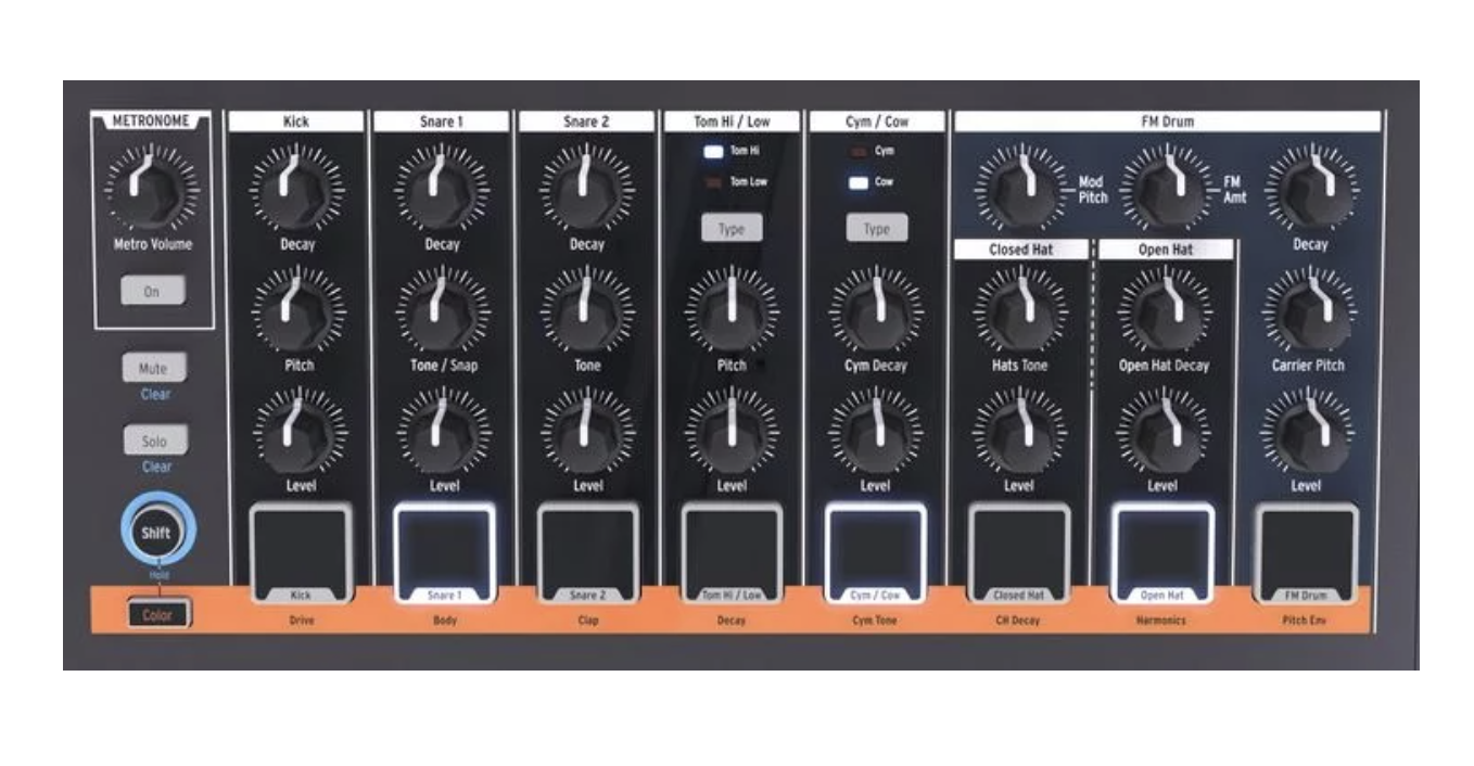 Arturia DrumBrute Impact Analog Drum Machine