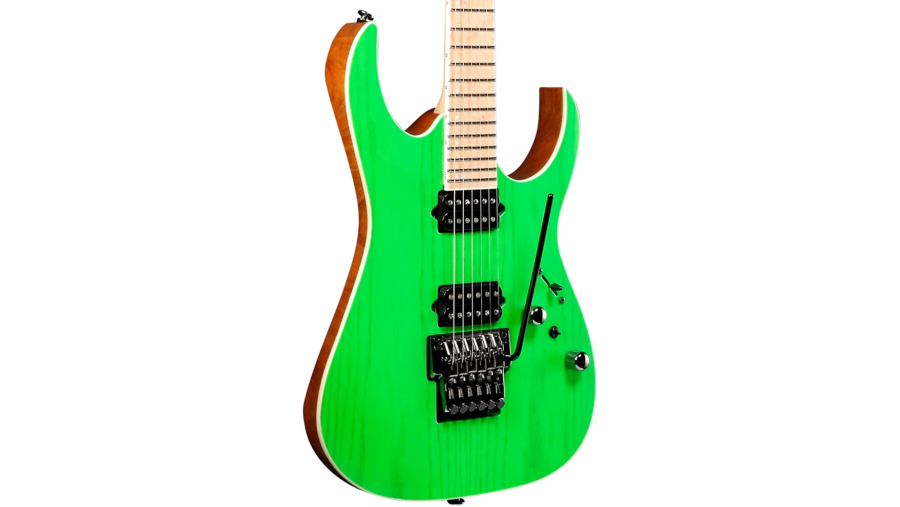Ibanez RGR5220M RG Prestige Electric Guitar - Transparent Fluorescent Green