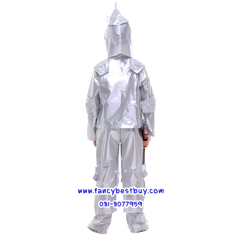 ชุดแฟนซีเด็ก The Tin Man, The Tin Woodman: The Wizard of OZ ชุดแฟนซีผู้หญิง ขนาด M120-130, L130-140, XL140-150