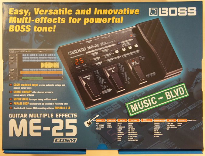 Boss ME-25 Guitar Multi-Effects Pedal