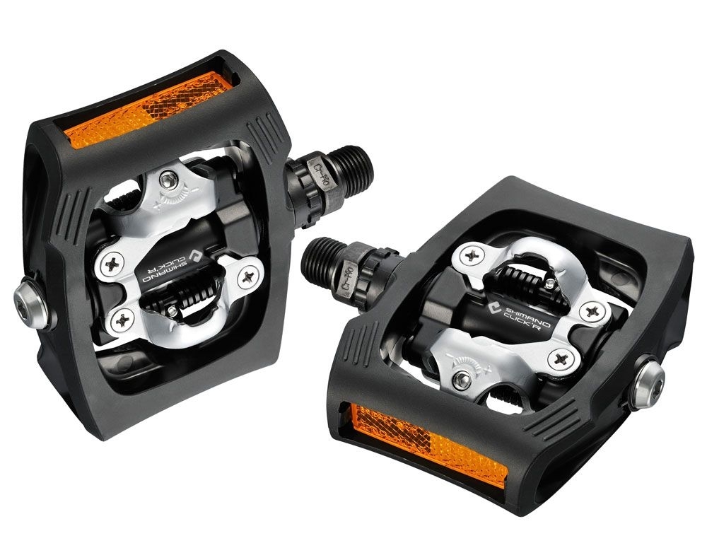 บันไดเสือภูเขา/ทัวร์ริ่ง Shimano PD-T400 พร้อมคลีทปลดเร็ว