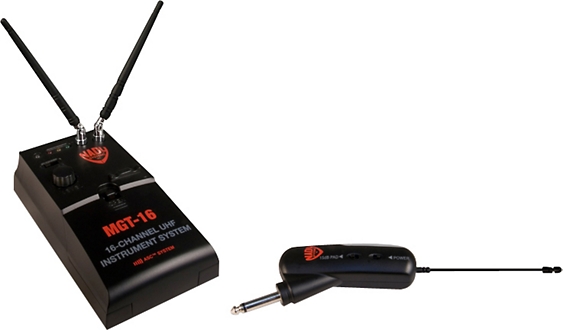 Nady MGT 16 UHF Wireless Instrument System With 30 Degree Plug