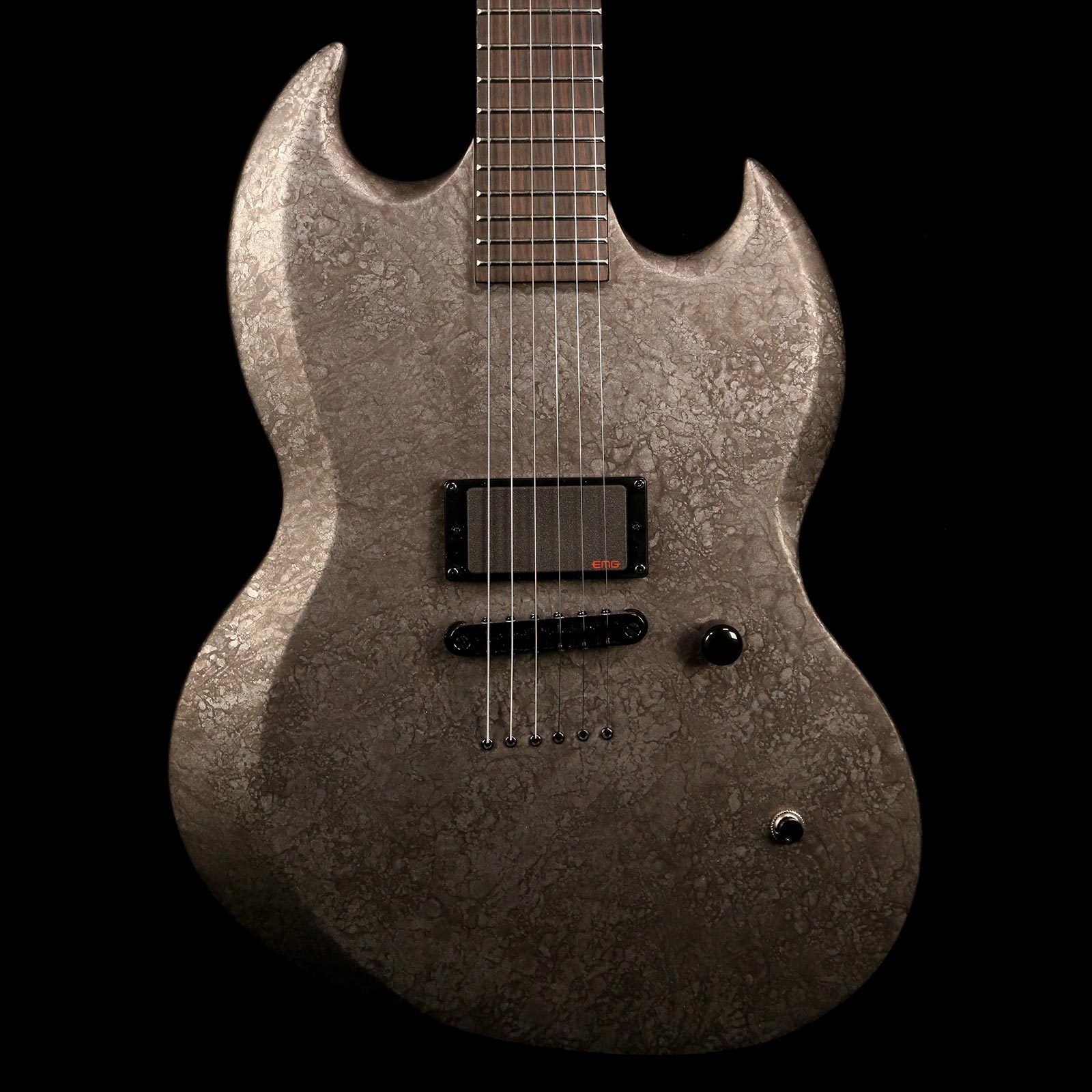 ESP LTD RM-600 Reba Meyers Signature - Black Satin Marble