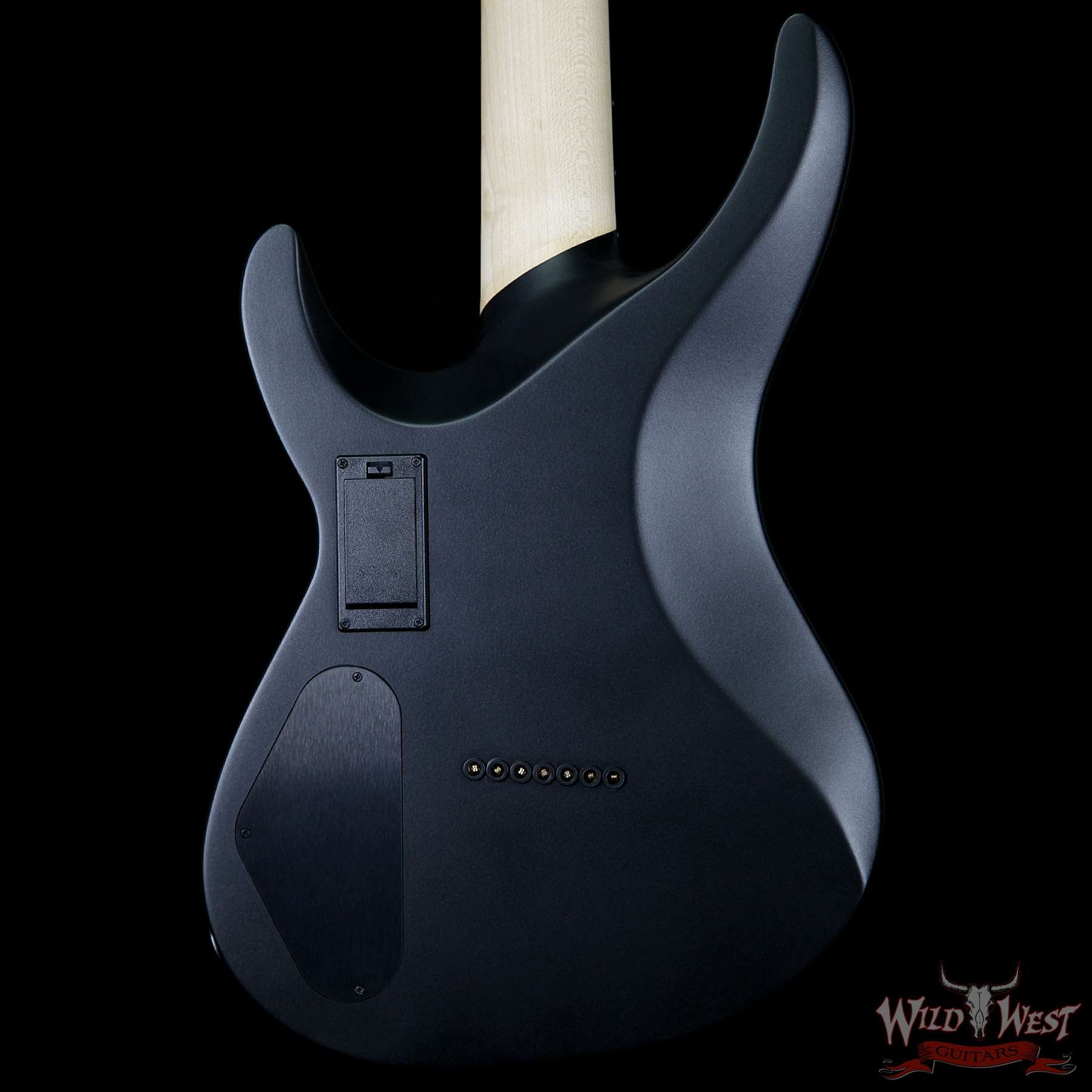 Jackson USA Select B7 EMG Deluxe -Thru HH 7-String Baritone - Satin Black