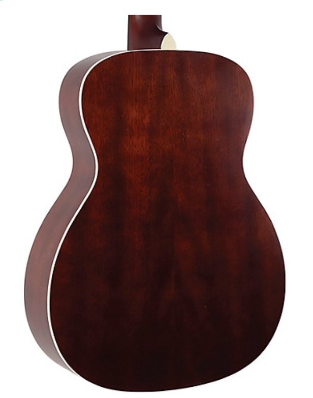 Recording King ROS-11-FE3-TBR Series 11 14th Fret 000 Acoustic-Electric Guitar with Fishman Sonitone Pickup Brown Burst