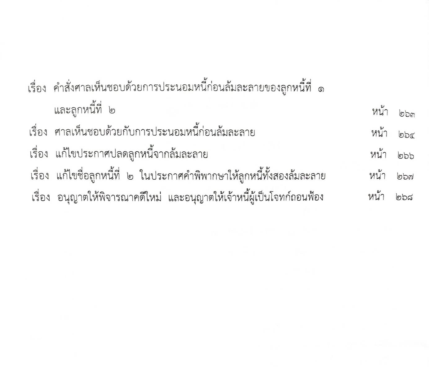 กฎหมายออกใหม่ ตอนที่ 125 (23 ประกาศเจ้าพนักงานพิทักษ์ทรัพย์ 2567)