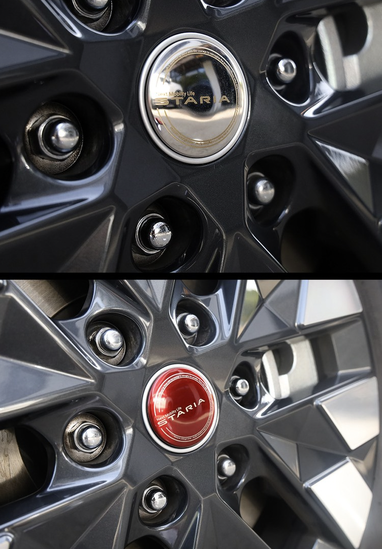 ฝาครอบดุมล้อ ฝาปิดดุม ฝาปิดดุมล้อแม็ก เสริมหล่อ สำหรับ ล้อแม็ก Hyundai STARIA