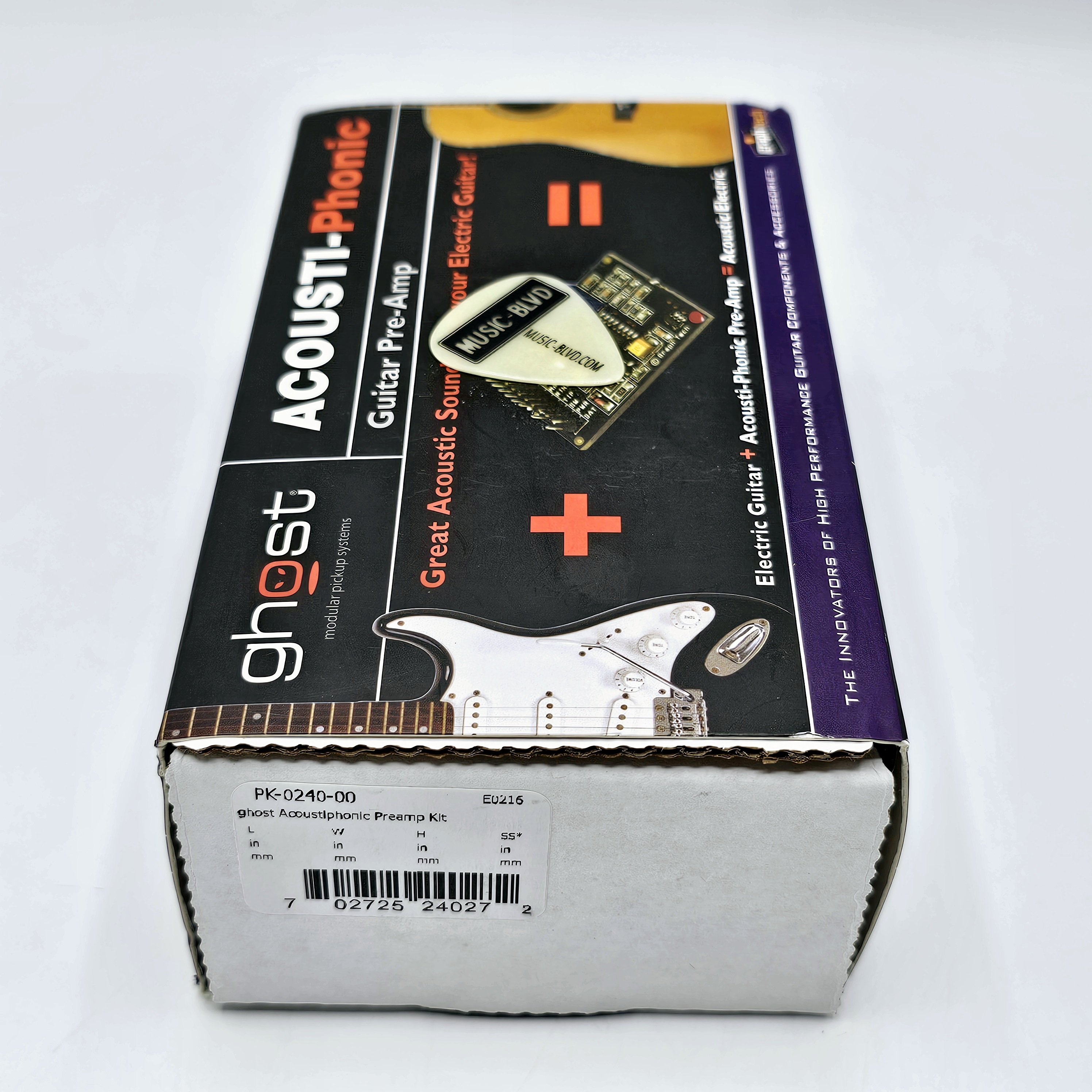 Graph Tech PK-0240-00 Ghost Acousti-Phonic Preamp Kit for Guitar - Advanced