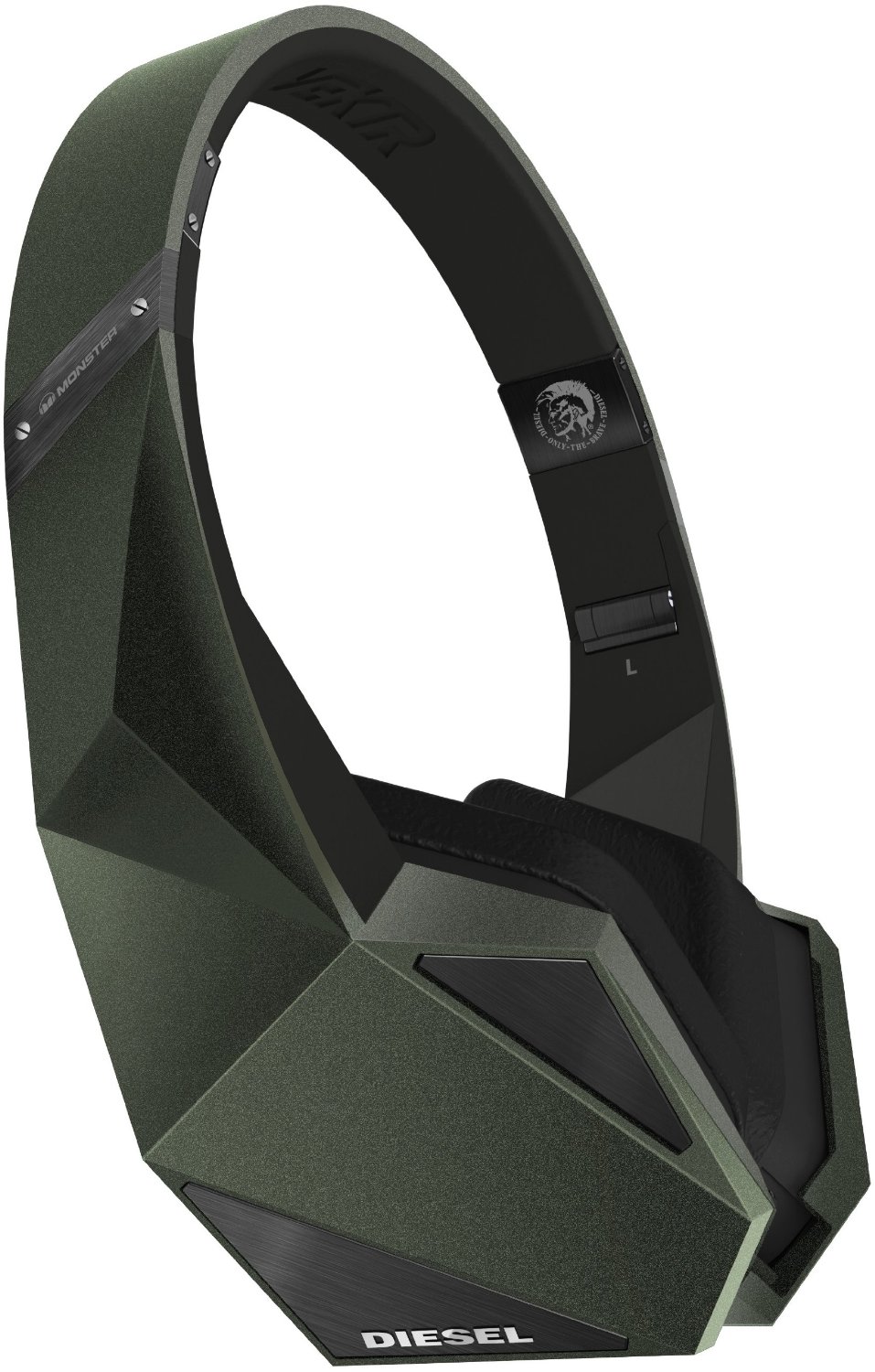 Monster Diesel On-Ear Headphones - Military Green