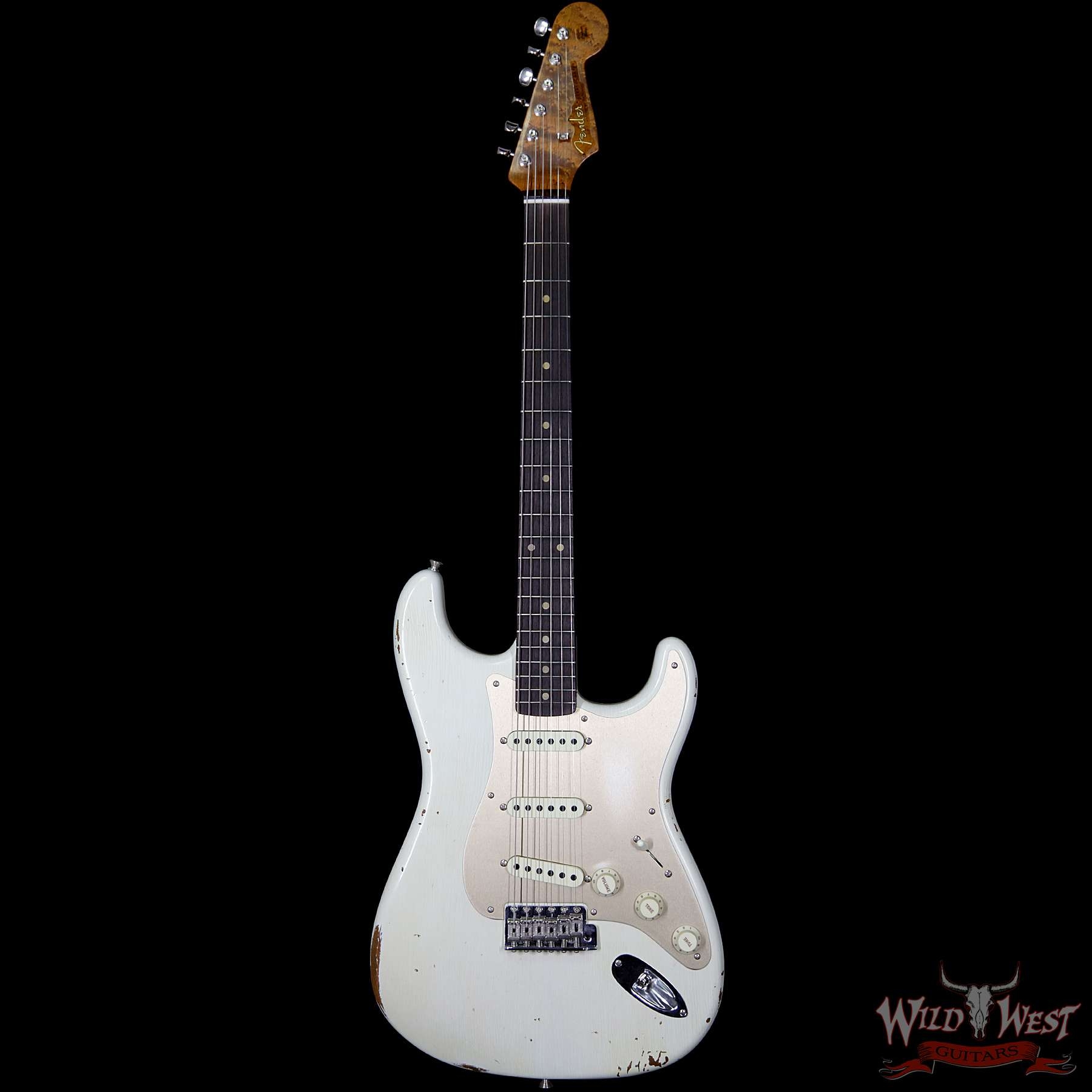 Fender Custom Shop 2017 NAMM 30th Anniversary LTD 1960 Roasted Stratocaster - Relic Aged Olympic White