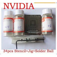 แผ่นเพลทรีบอล ขนาดพอดีชิพ Set Nvidia