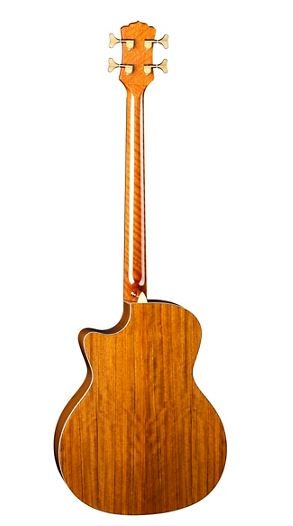 Luna Guitars Vista Bear Tropical Wood Acoustic-Electric Bass Gloss Natural