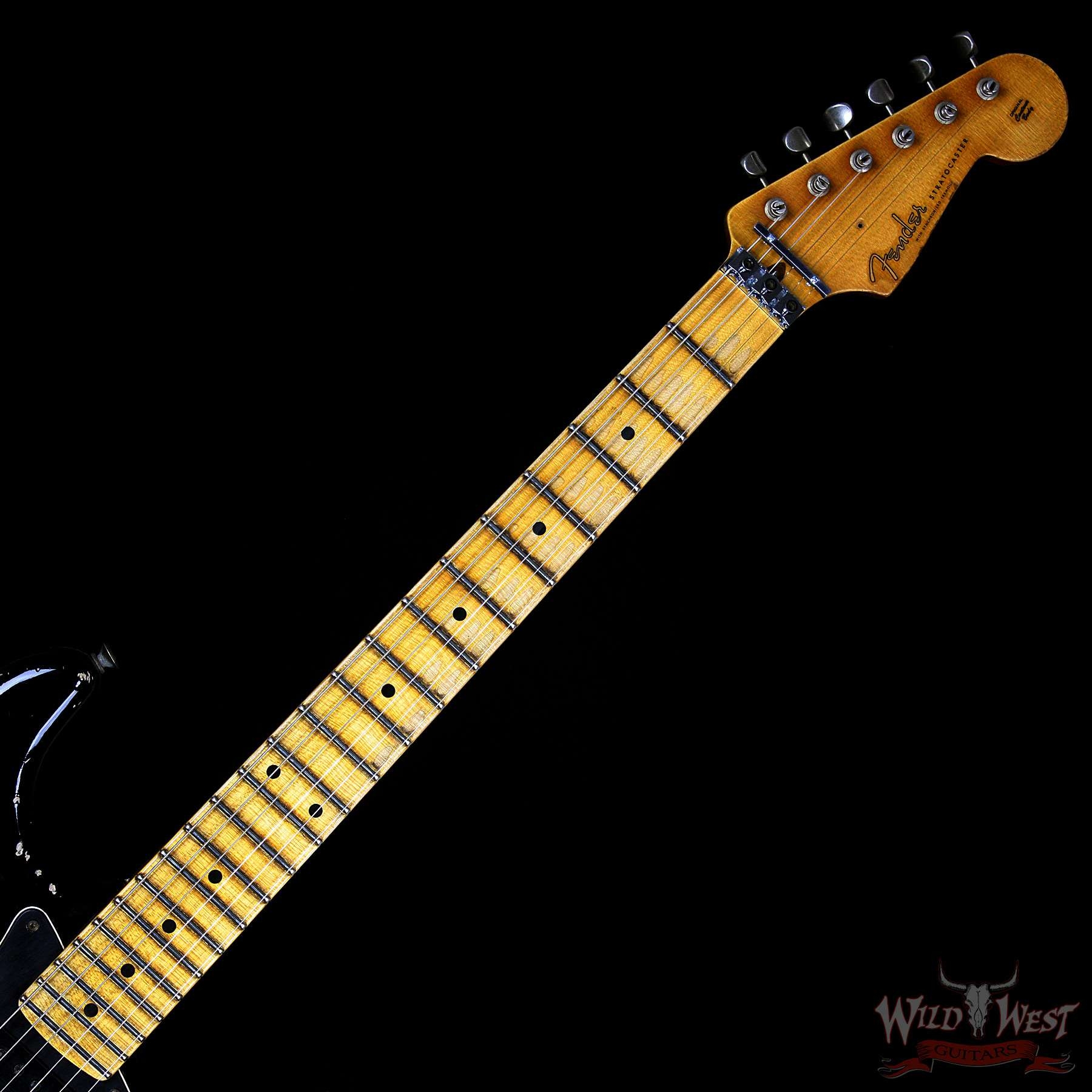 Fender Custom Shop Masterbuilt Relic 1957 Stratocaster Black w/ Floyd by John Cruz