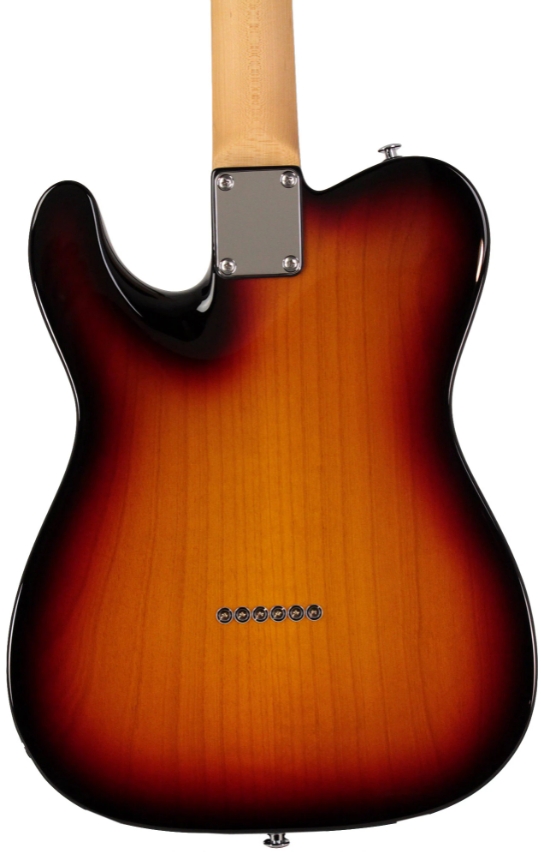 Suhr Classic T Select Guitar, Alder, Rosewood, 3 Tone Burst