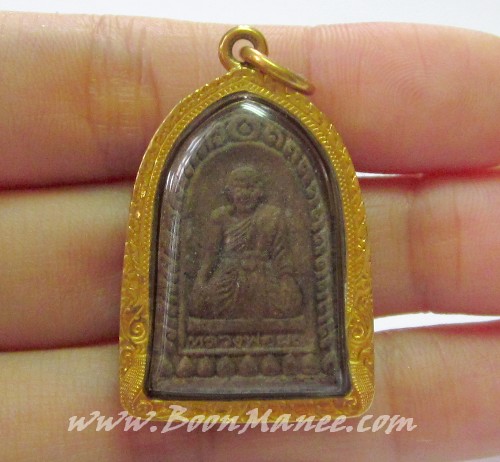 หลุดจำนำ - จี้พระ หลวงพ่อผล กรอบทองคำแท้ (Size 2.2 x 3 ซ.ม.)