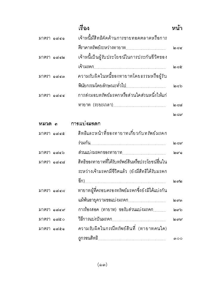 (e book) ย่อหลักกฎหมายมรดก ตาม ป.แพ่ง บรรพ 6