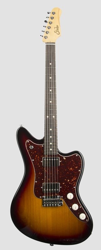 Suhr Classic JM Pro Guitar - 3-Tone Sunburst, HH, 510
