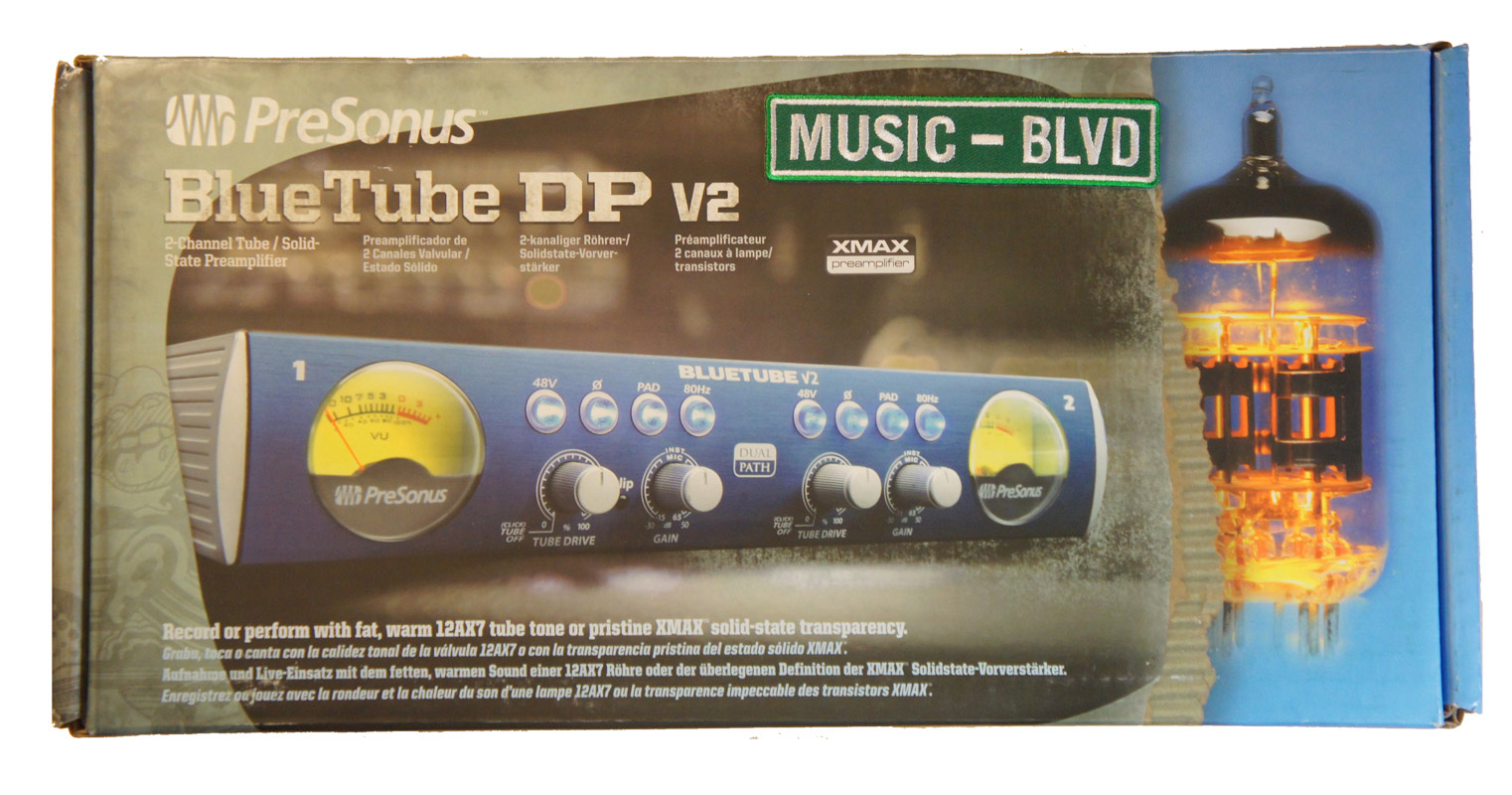 PreSonus BlueTube DP V2 2-Channel Mic/Instrument Tube Preamp