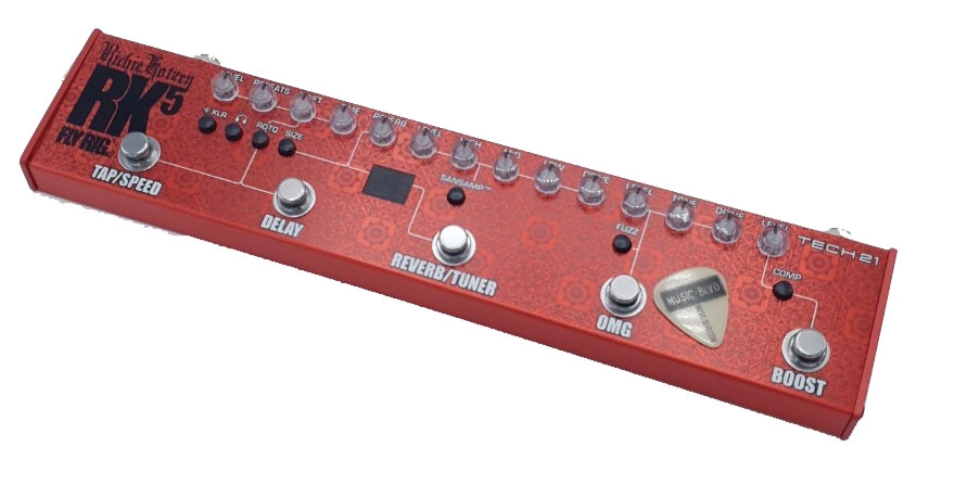 Tech 21 Richie Kotzen RK5 Signature Fly Rig V2 w/Signature OMG Overdrive