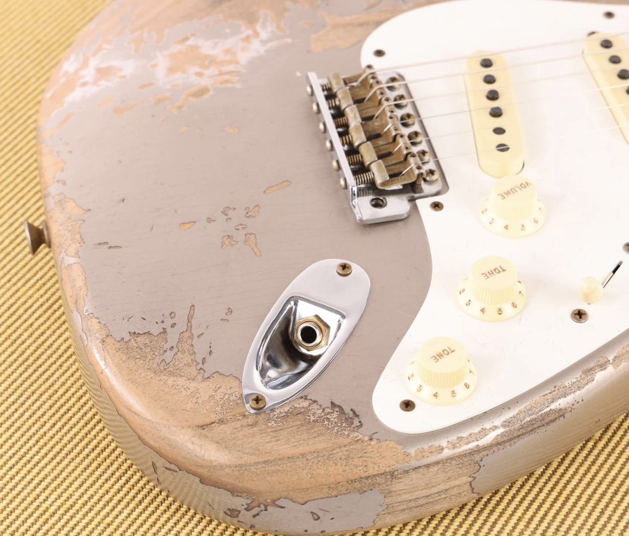 Fender Custom Shop 1956 Stratocaster Super Heavy Relic Faded Shoreline Gold