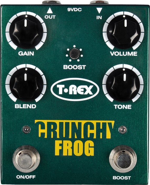 T-Rex Engineering Crunchy Frog Classic Overdrive with Boost Guitar Effects Pedal