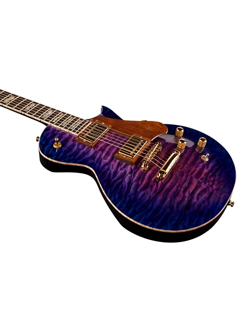 ESP Custom Eclipse Solid Body Electric Guitar - Orchid Purple Sunburst