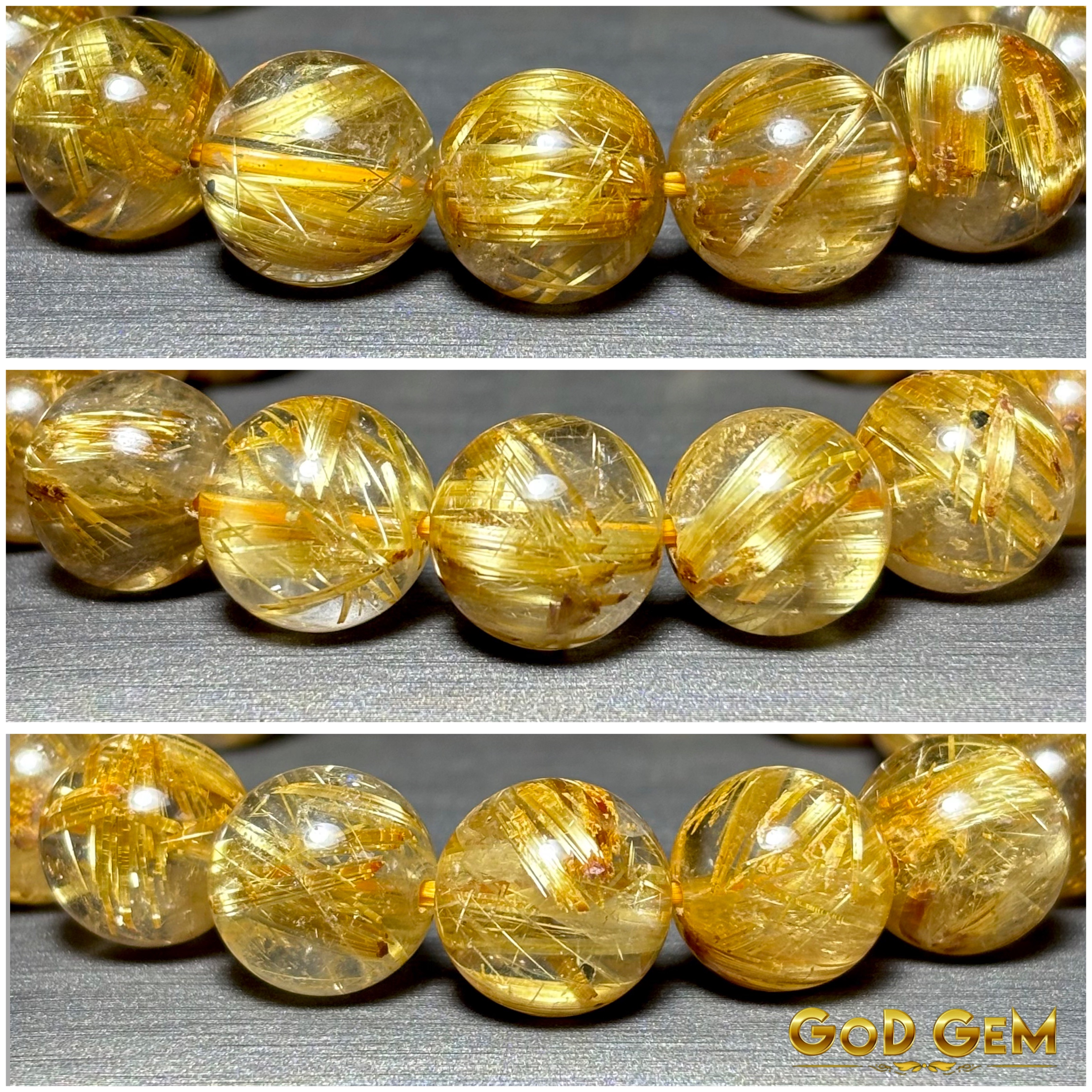 ข้อมือหิน ไหมทอง