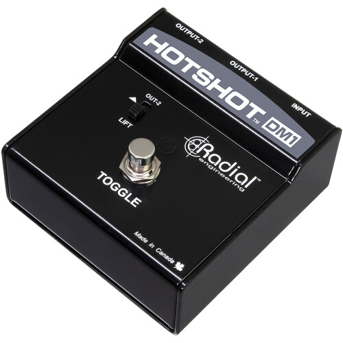 Radial Engineering HotShot DM1 Microphone Signal Muting Footswitch