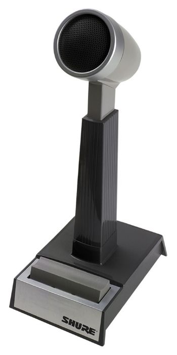 Shure Omnidirectional dynamic, high or low Z, push-to-talk, desktop microphone