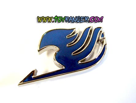 เข็มกลัดแฟรี่เทลล์ Fairy Tail ฟ้า