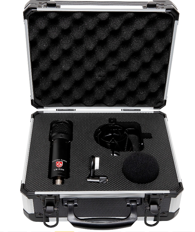 Lauten Audio LS-208 Front Address Large-diaphragm Condenser Microphone Black