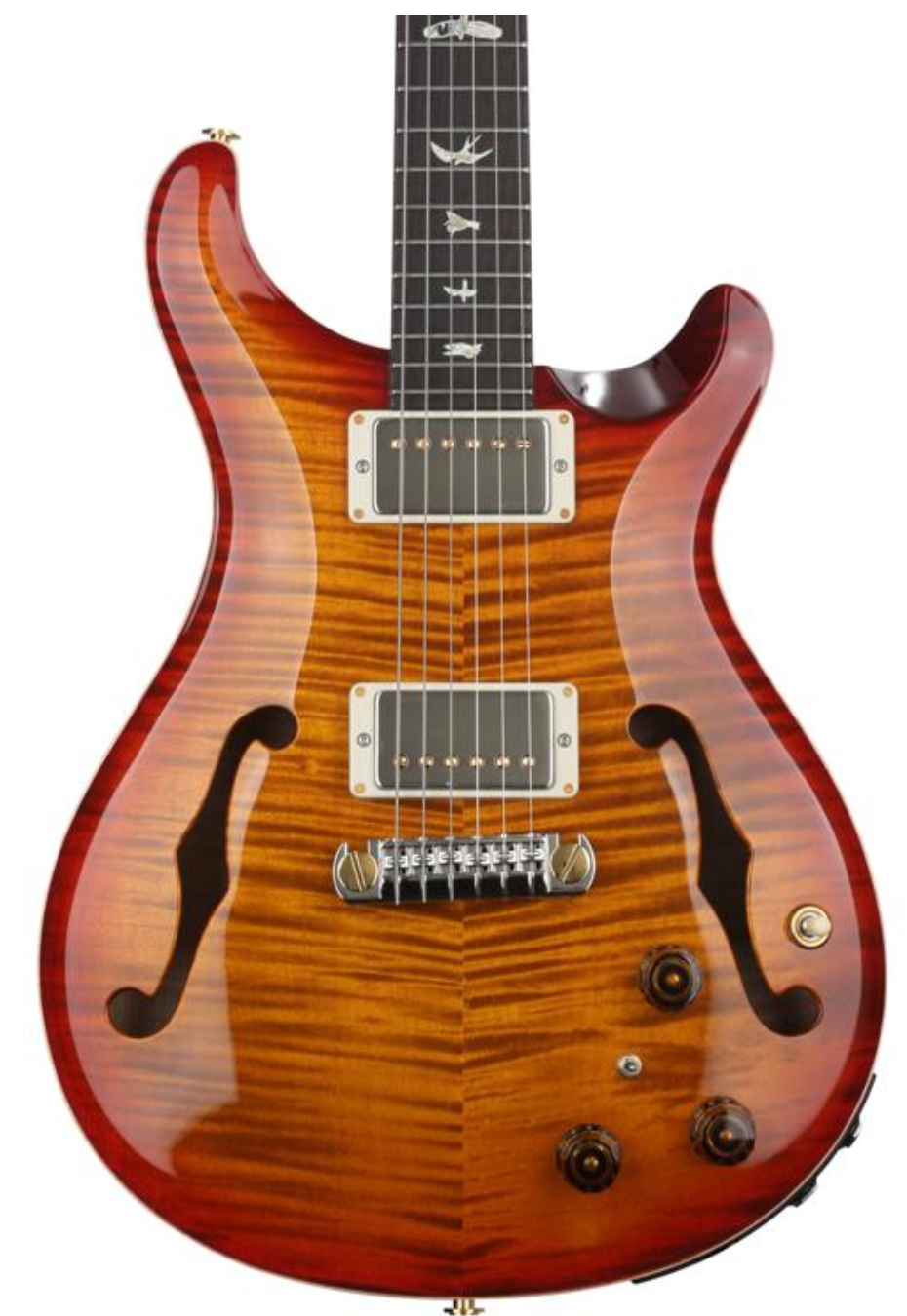 PRS Hollowbody II Piezo Electric Guitar 10-Top