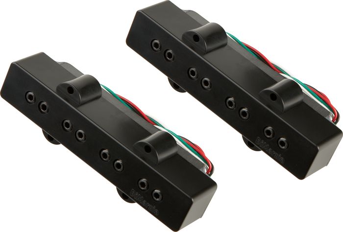 DiMarzio Model J Bass Pre-Wired Pickup Set Black