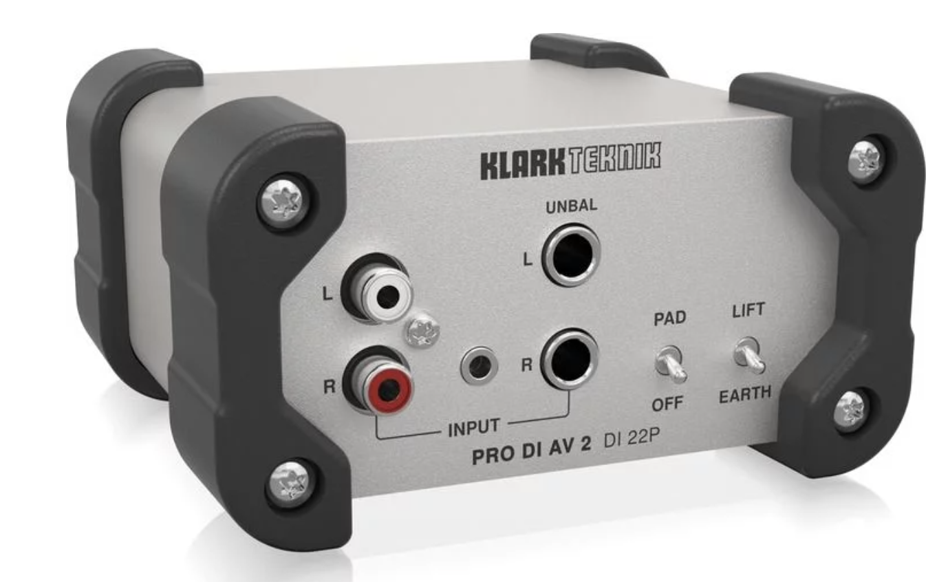 Klark Teknik DI AV 22P 2-channel Passive Direct Box with Midas Transformer