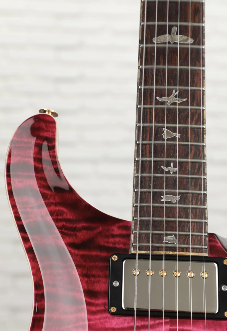 PRS Private Stock #9468 Custom 24 Semi-hollow Electric Guitar - Raspberry Dragon's Breath