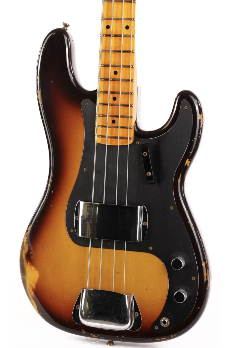Fender Custom Shop Limited '58 Precision Bass Relic 3-Color Sunburst Summer NAMM 2021 Showpiece