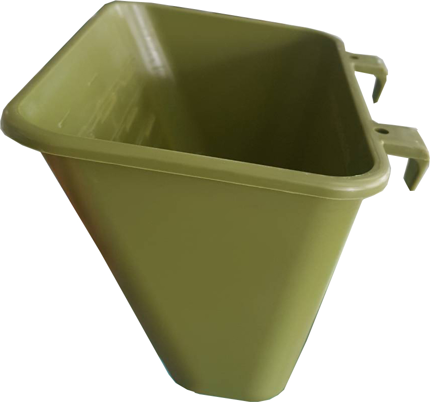 กระถางต้นไม้สวนแนวตั้งขนาดใหญ่ สีเขียวเข้ม