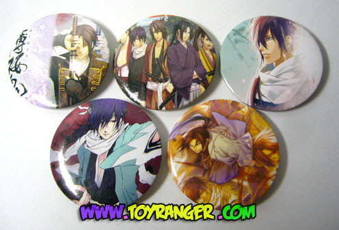 เข็มกลัด Hakuoki ชุด 1