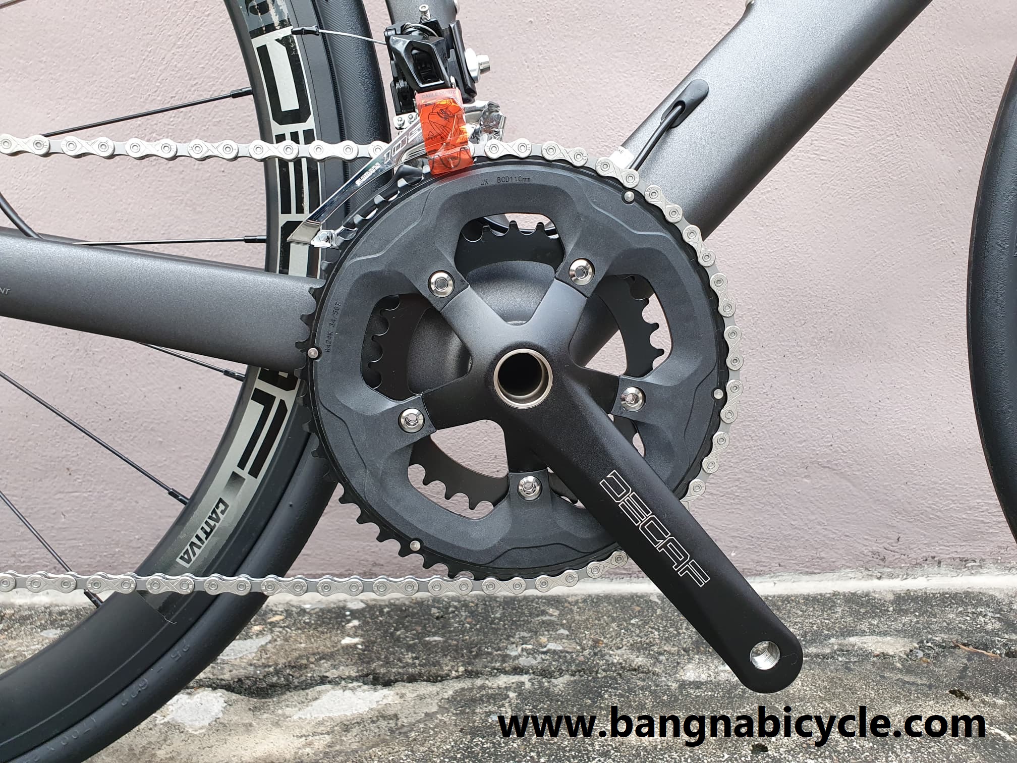 [หมด] JAVA Fuoco 5 Disc 105 ล้ออลูมิเนียม แฮนด์ซ่อนสาย อินทริเกรท มือเกียร์ DECA