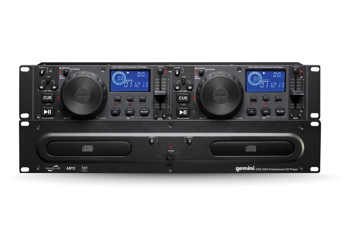 Gemini Dual 2u CD/mp3 Player