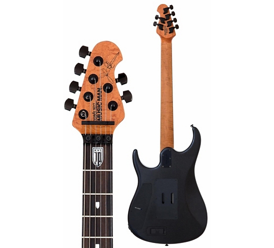Ernie Ball Music Man JP16 Ebony Fingerboard Electric Guitar - Black Lava