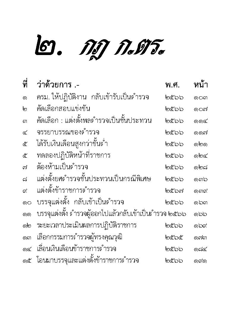 พระราชบัญญัติตำรวจแห่งชาติ ฉบับใช้งาน พิมพ์ พ.ศ. 2567 พร้อม กฎ ก.ตร. ระเบียบ คำสั่ง (5C 01)