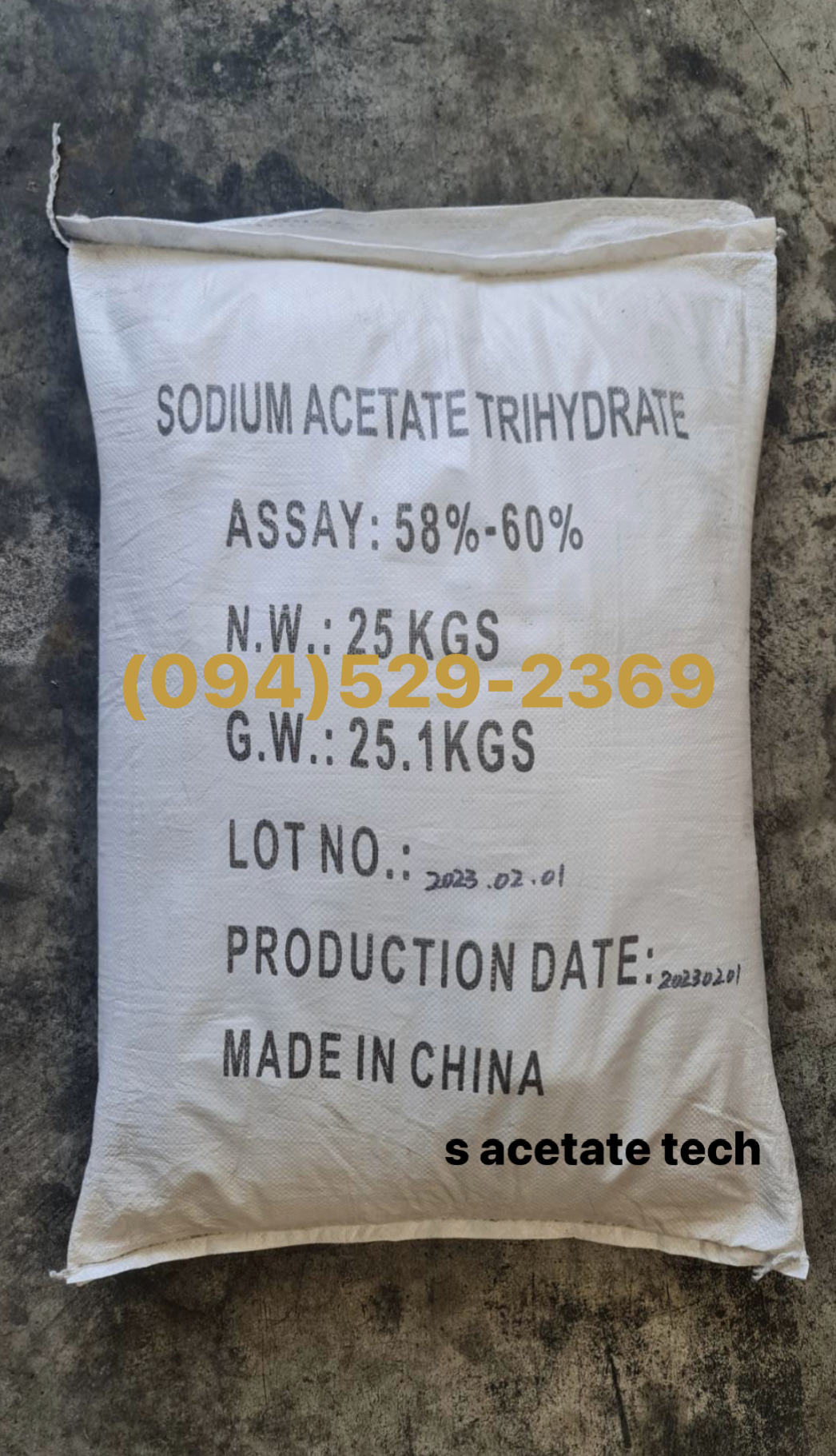 Sodium Acetate, โซเดียม อะซิเตรท