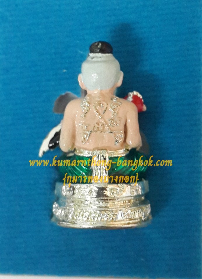 กุมารไกรทองอุ้มไก่ ขนาด 1 นิ้ว เนื้อโลหะอาถรรพ์เพ้นท์สี หลวงปู่แย้ม วัดสามง่าม จ.นครปฐม (รุ่นสร้างอุโบสถวัดเขาช่องกลิ้งช่องกรด) (โชว์)