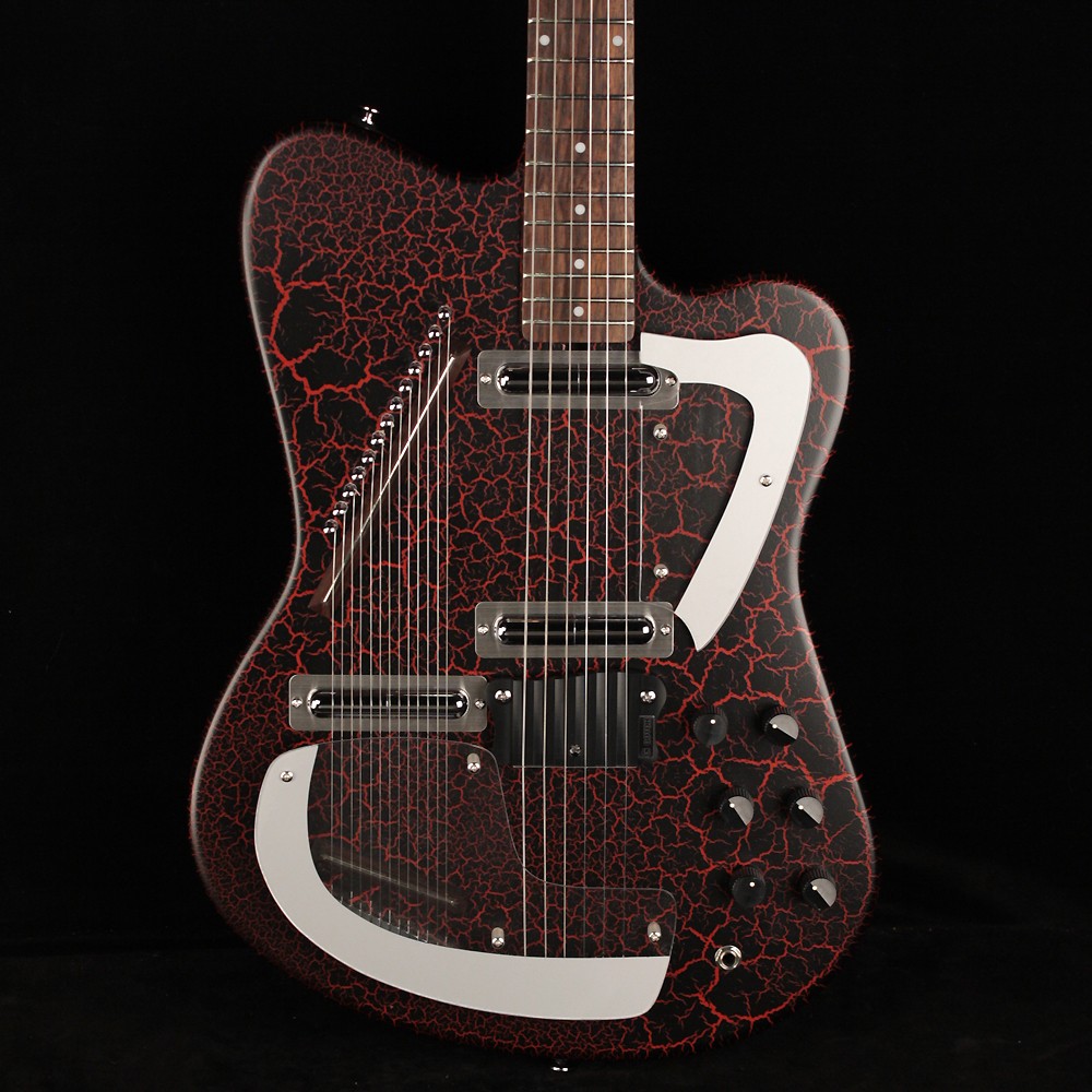 Italia Modena Sitar - Crackle Red